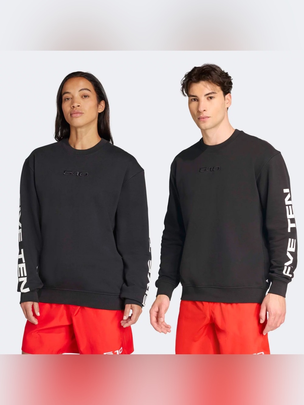 Adidas Five Ten Logo Crew Neck Sweatshirt